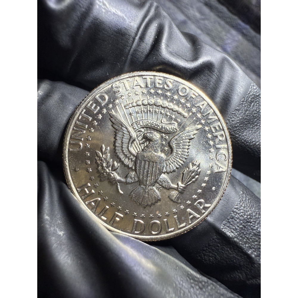 1974 D Kennedy Half Dollar DDO, DDR & RPM Error Coin BU from Mint Set - Picture 4 of 11